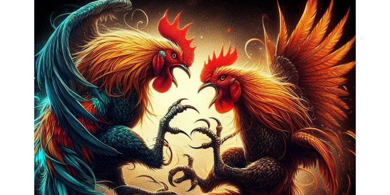 Thi đấu gà cựa sắt cũng là một hình thức cá cược được anh em lựa chọn